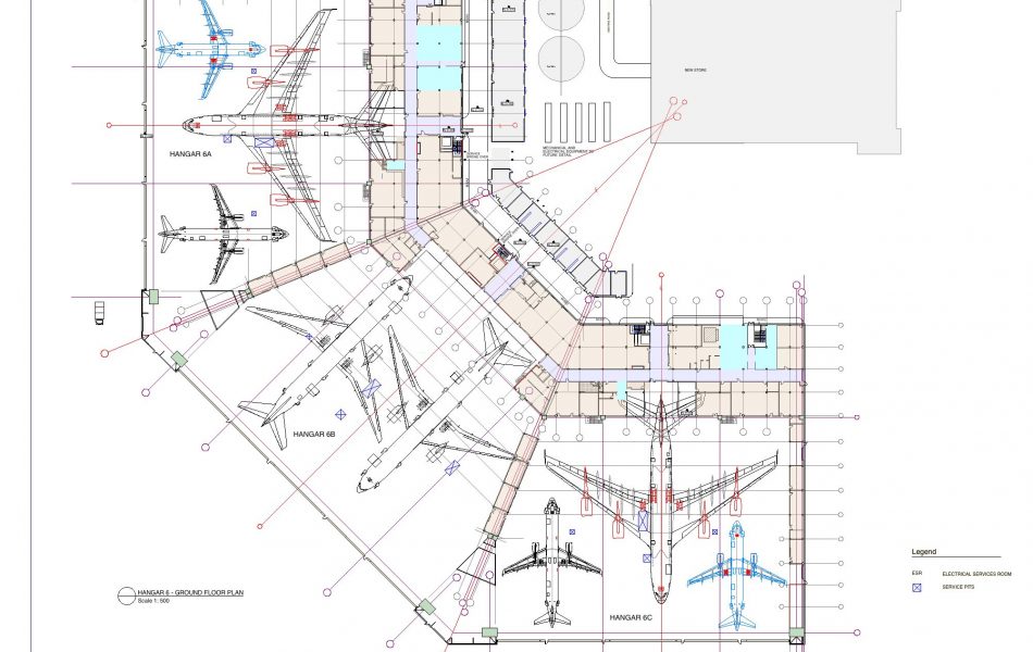 Aircraft Hangar Floor Plans