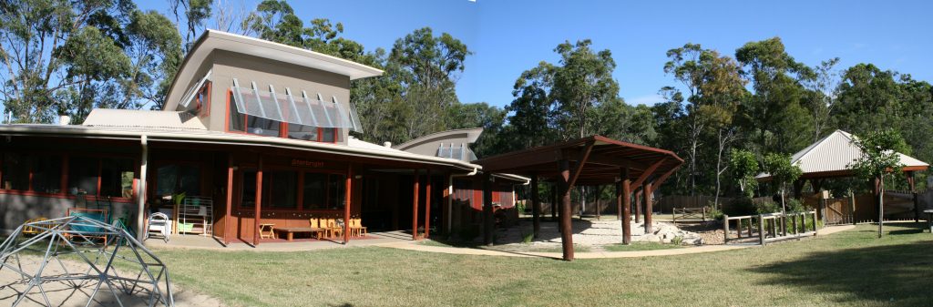 long elevation and verandahs