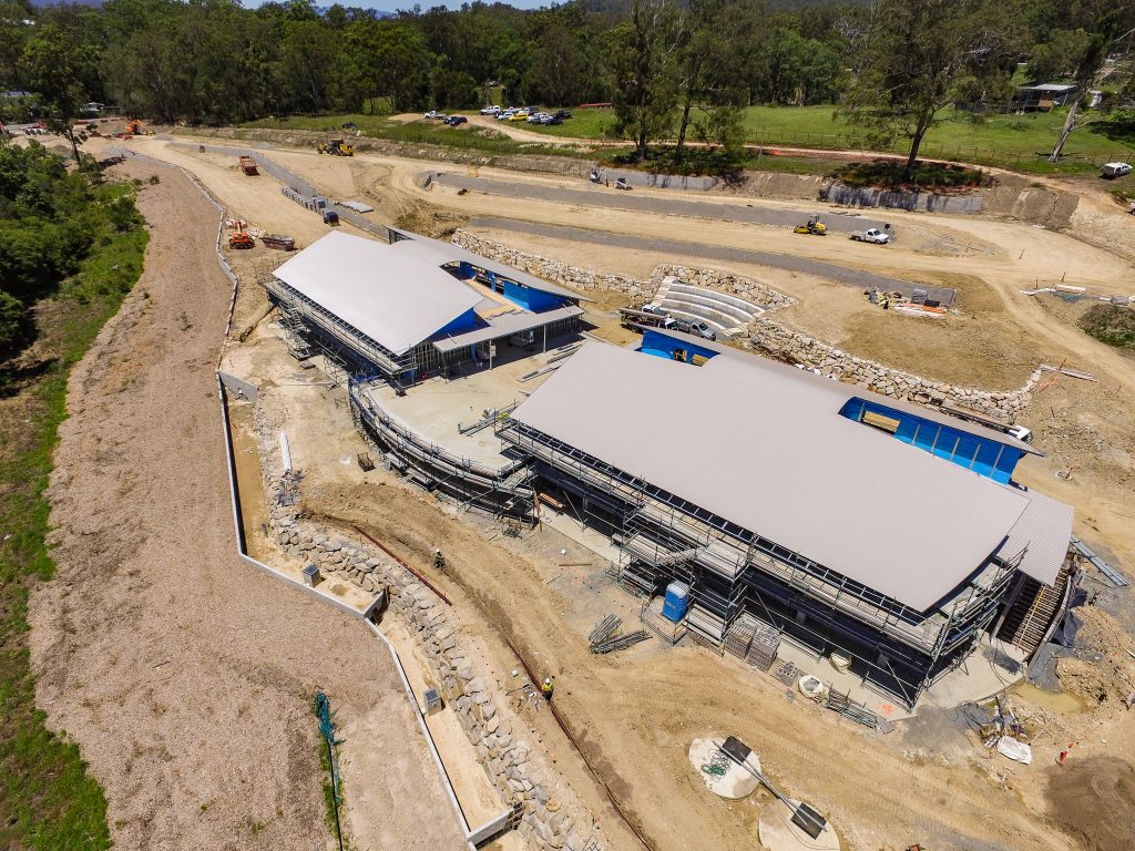 Silkwood School in construction 1