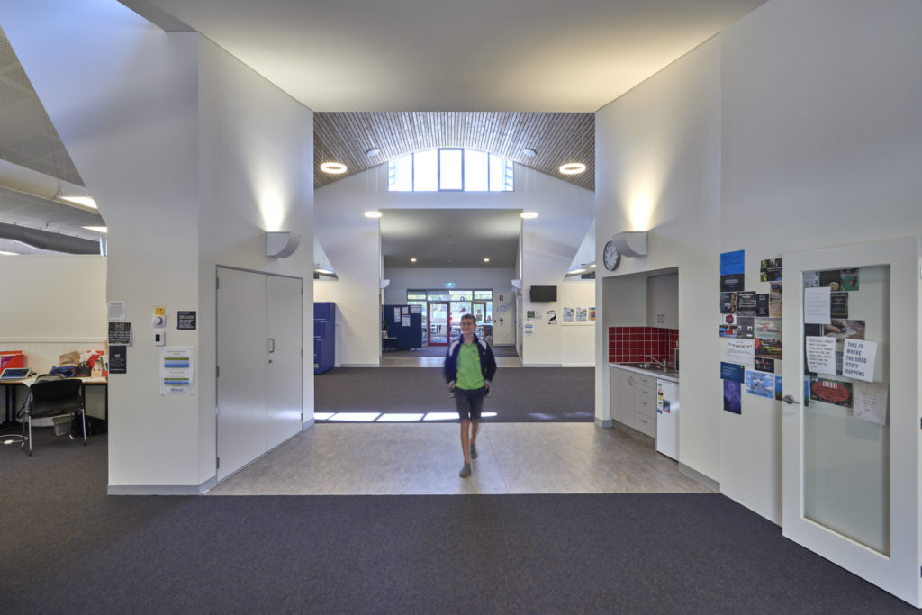 Internal wide corridors