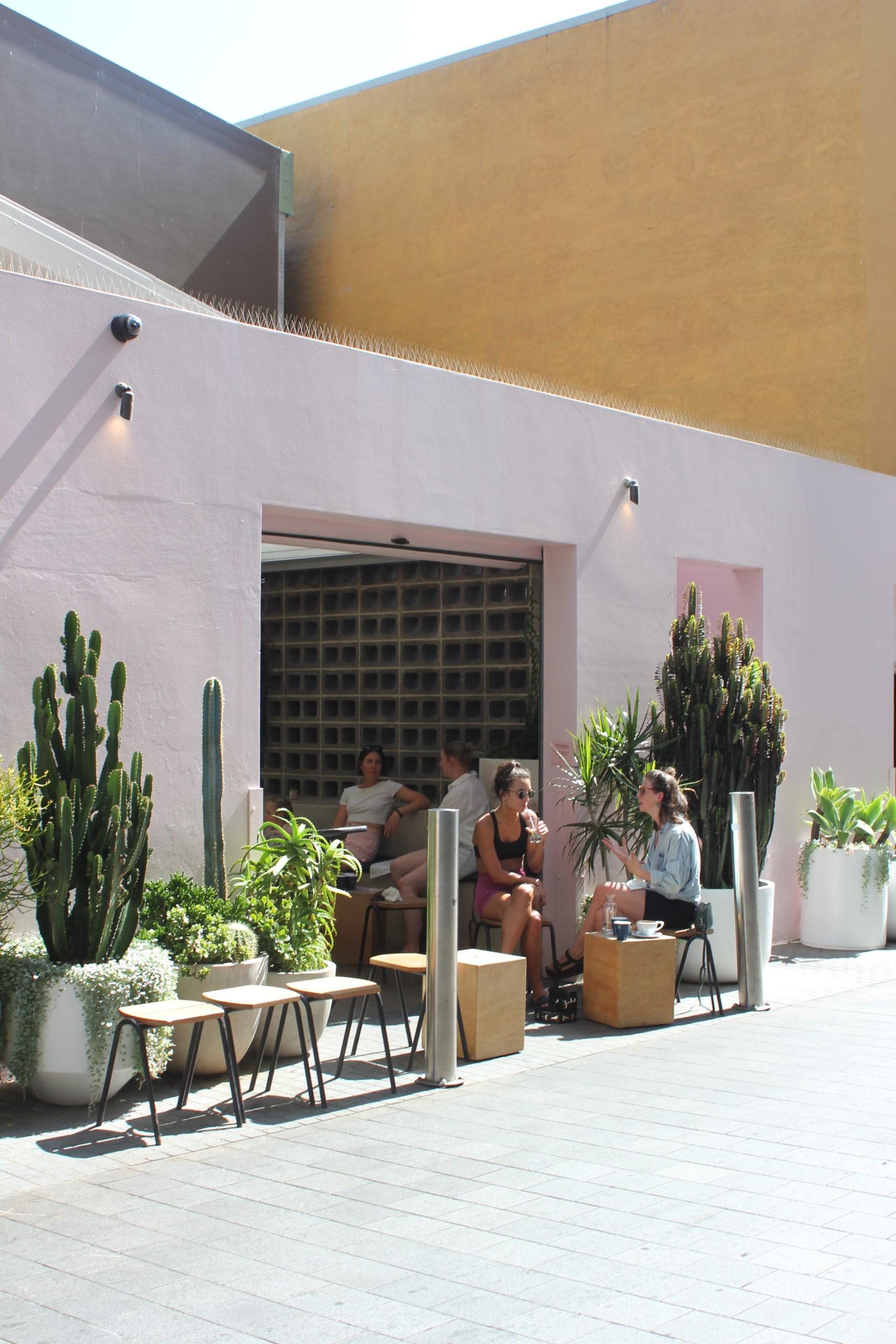 Manly Laneway Architecture render colour soft pink