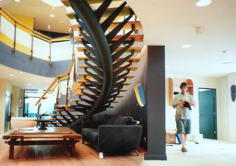 Organic wave architect designed stairs Quiksilver Avalon