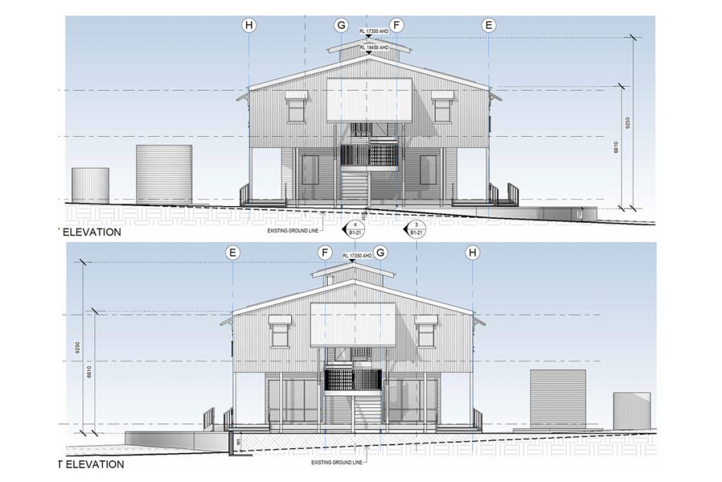 CAD drawing true to  the language of the sketches