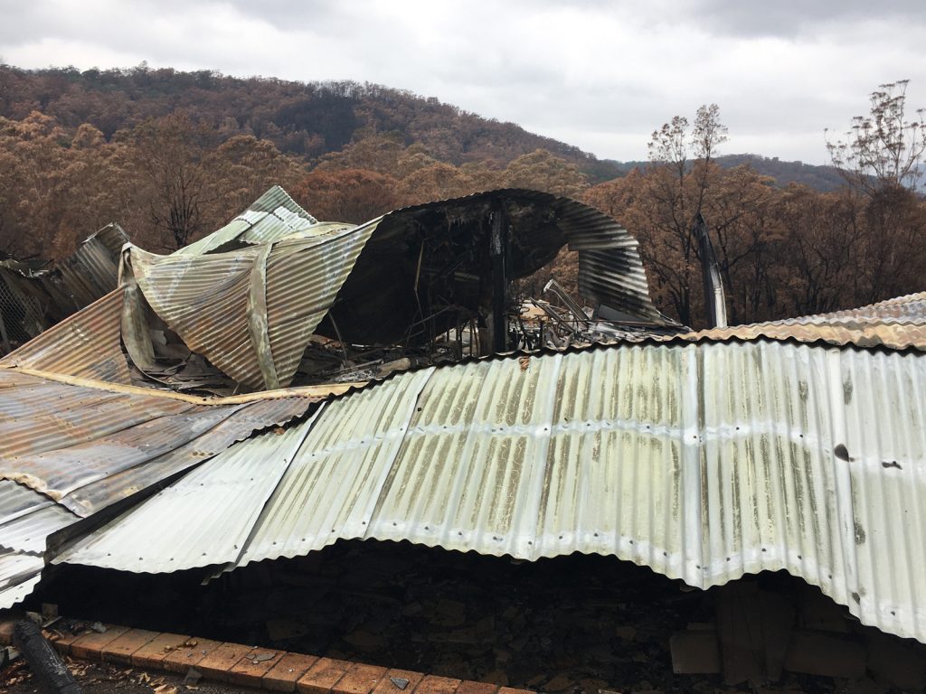 Post bushfire view